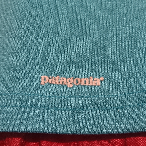 Patagonia Capilene 3 Women 1/4 Zip Baselayer Performance Sz S/M Blue Green - Picture 8 of 12